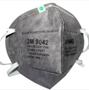 郑州劳保用3M 9042 KN90有机蒸气异味及防颗粒物活性炭防尘口罩(头带式/标准号)